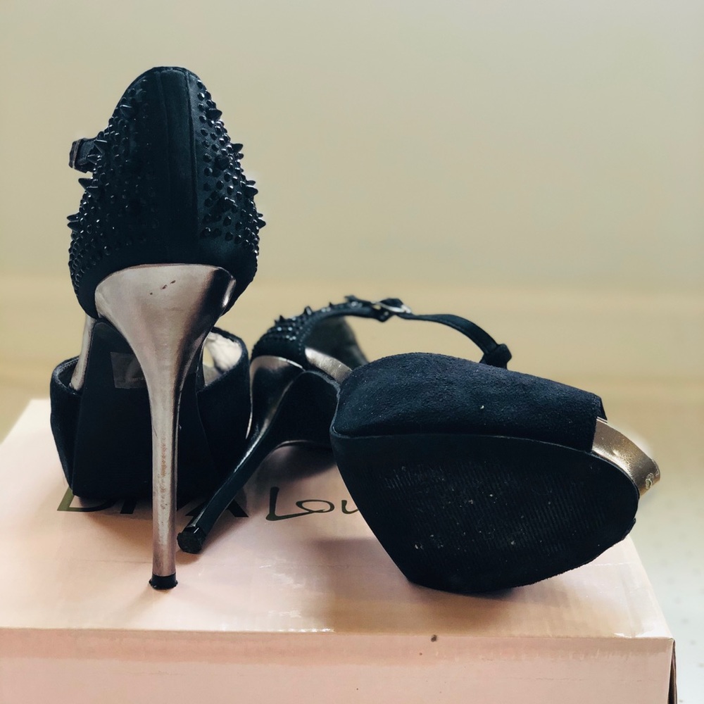 Spike Back T-Strap Heels - Picture 6 of 6